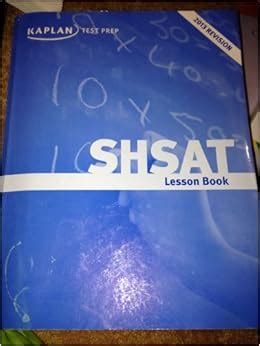 kaplan shsat|kaplan shsat lesson book.
